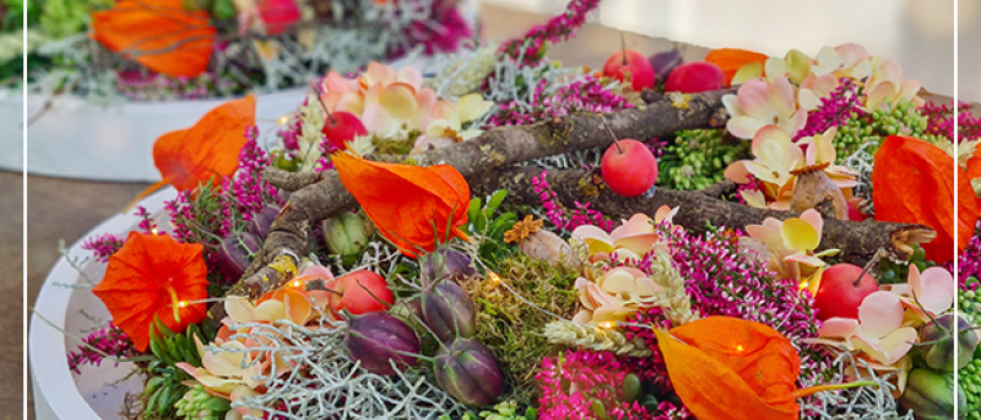 Ein Herbstkranz mit dem besonderen Etwas