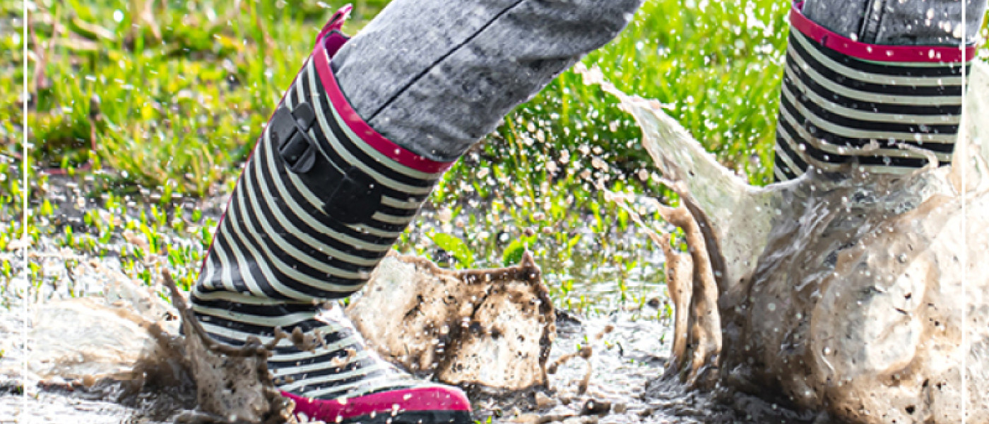 Zu viel Wasser im Garten