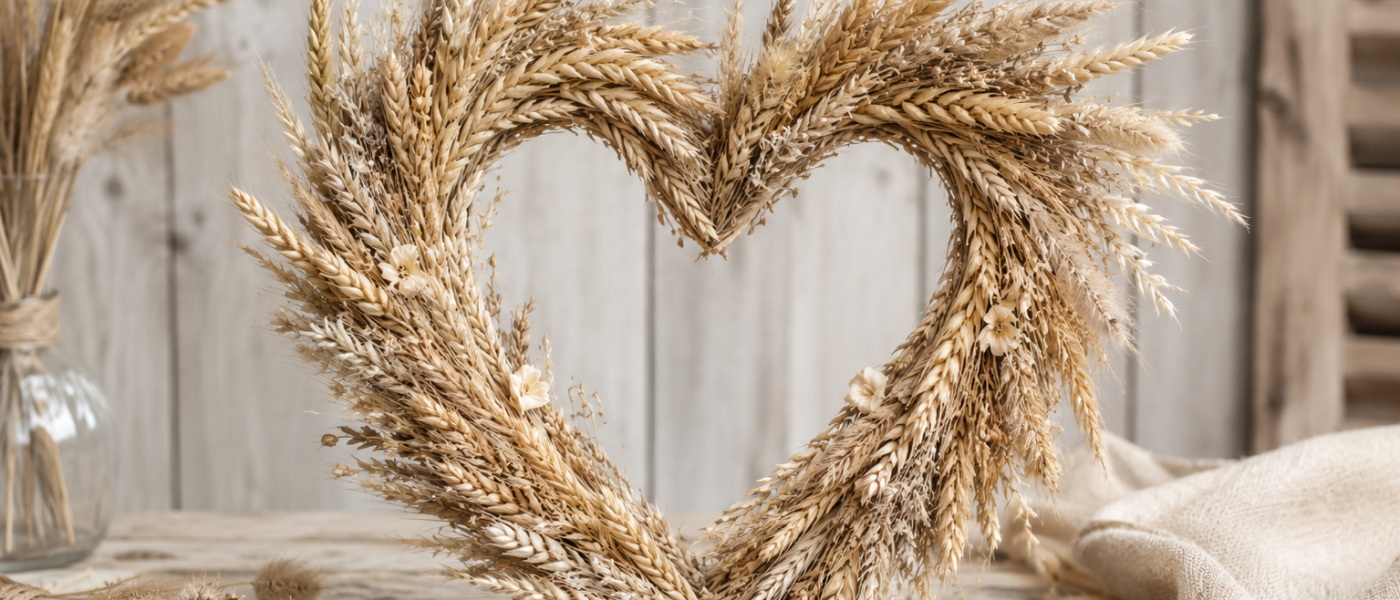 16 Uhr DIY Workshop Getreideherz (Ausgebucht)