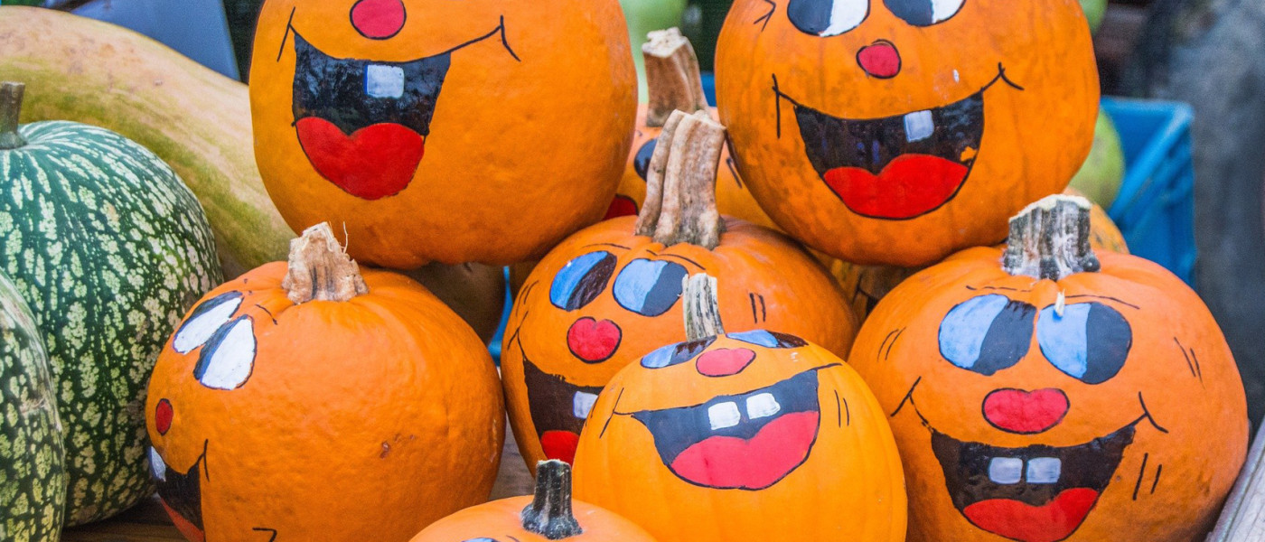 K&uuml;rbis bemalen f&uuml;r Kinder