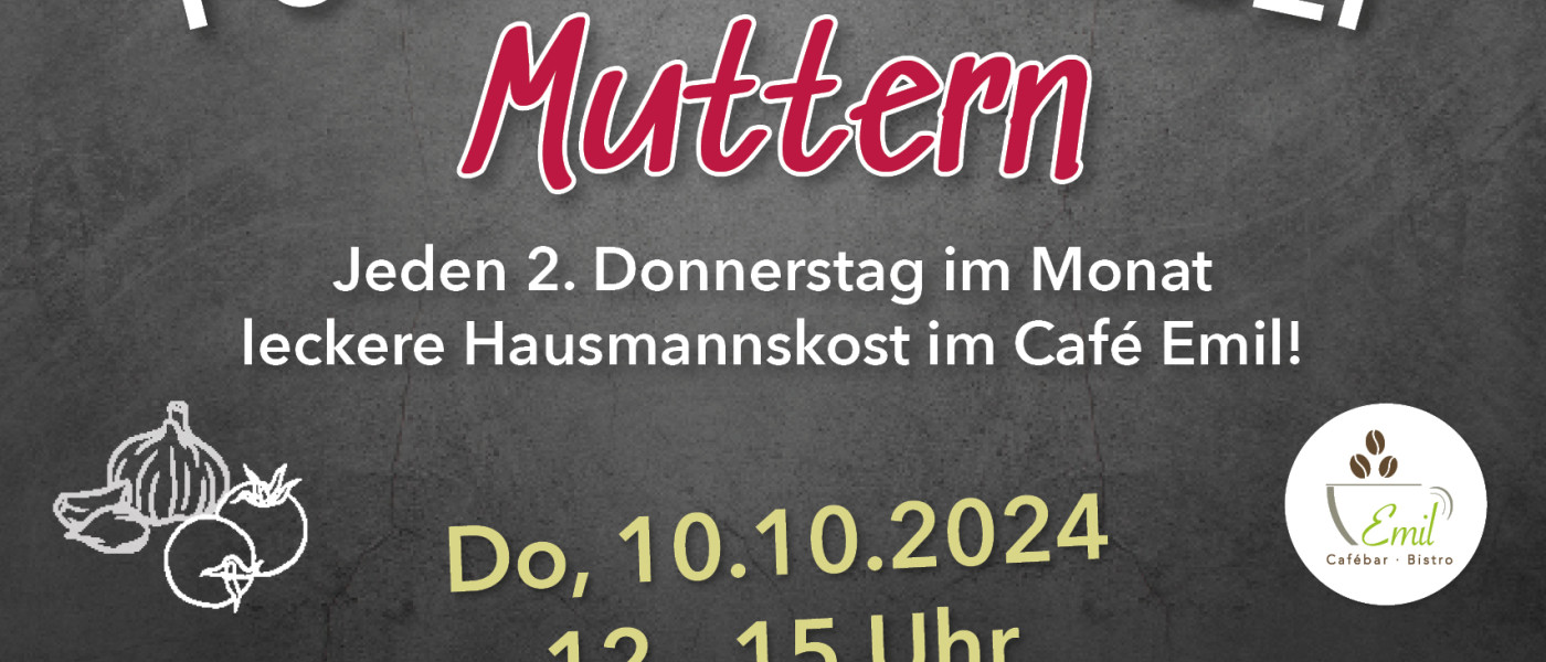 Futtern wie bei Muttern 10.10