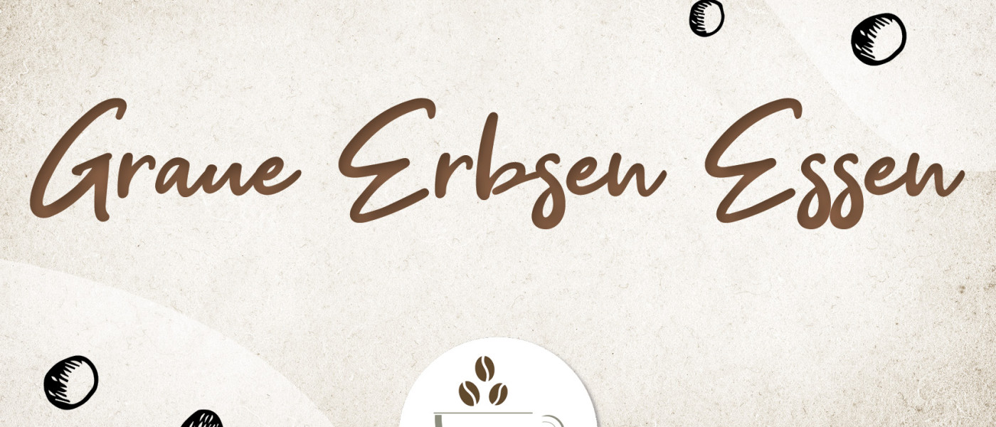 Graue Erbsen Essen